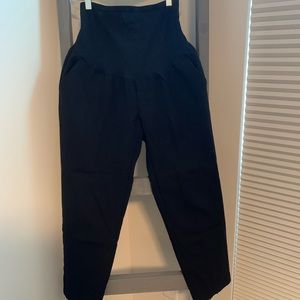 Old Navy maternity straight full panel size 4 black